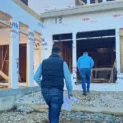 In progress home build