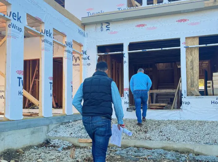 In progress home build