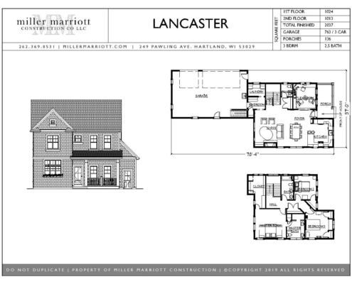 Lancaster Home Plan