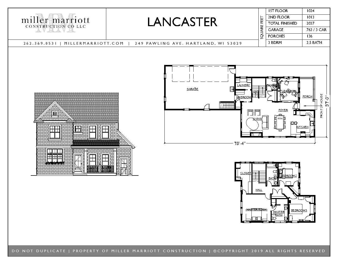 Lancaster Home Plan