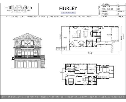Hurley Lake Home Plan