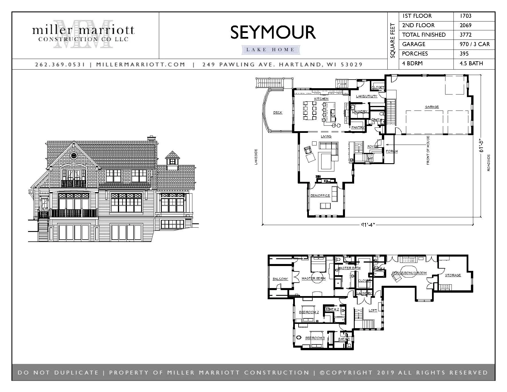 Seymour Lake Home Plan