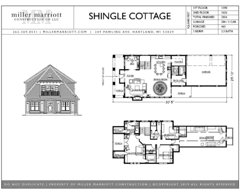Shingle Cottage Home Plan