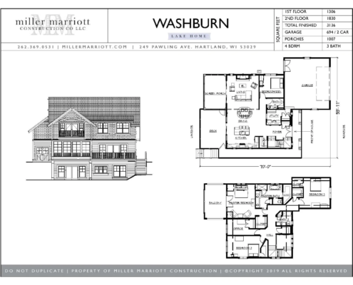 Washburn Lake Home Plan