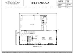 The Hemlock First Floor Plan