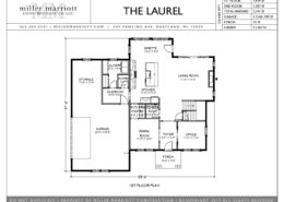 The Laurel First Floor Plan