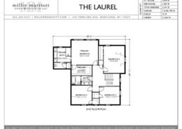 The Laurel Second Floor Plan