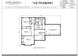 Pineberry - Second Floor Plan