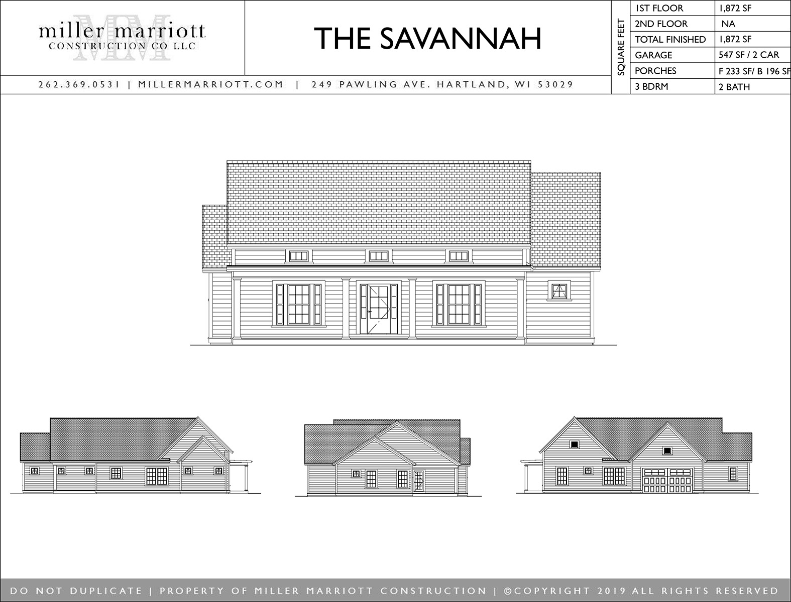 The Savannah Home plan