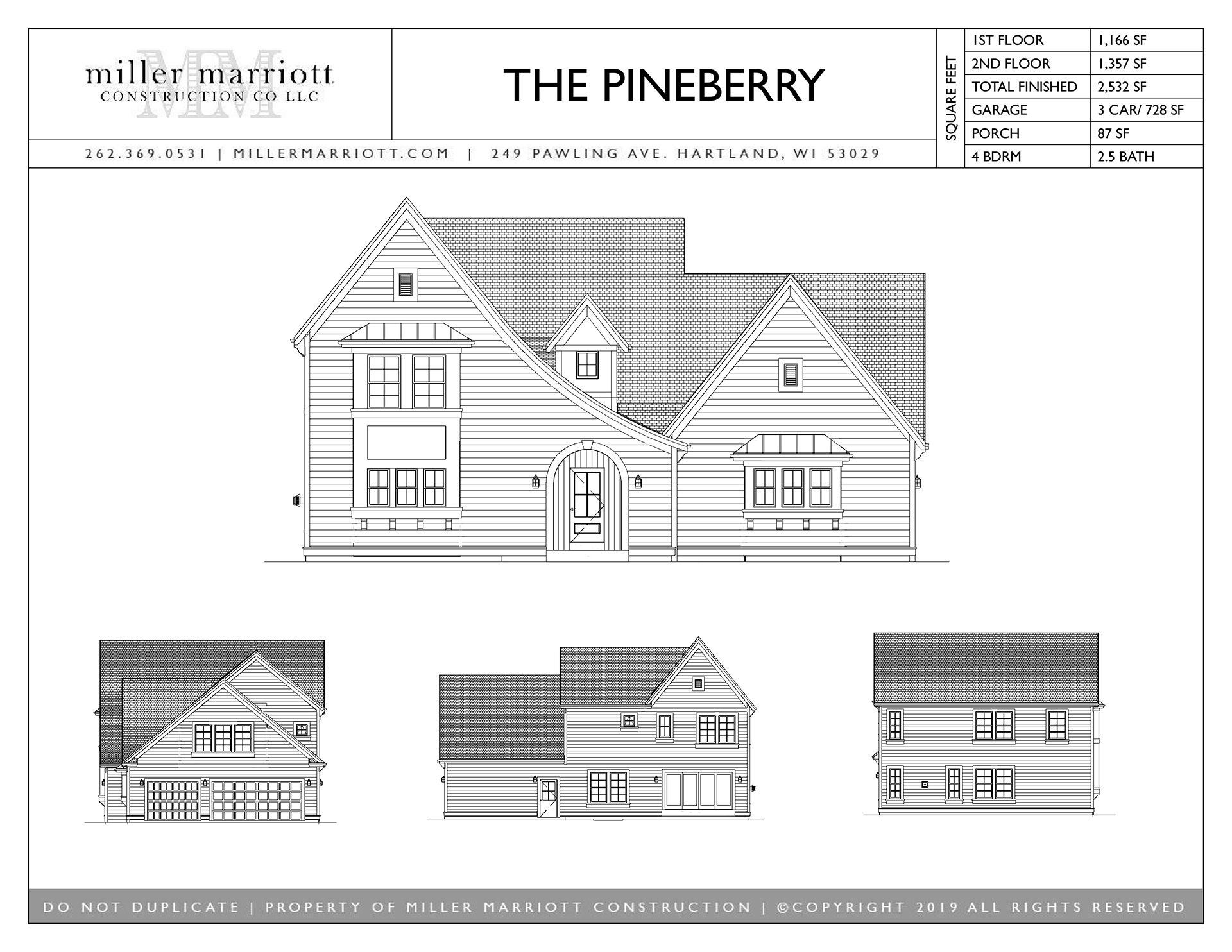 Pineberry 2023 exterior plan