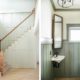 The Nantucket stair and bathroom