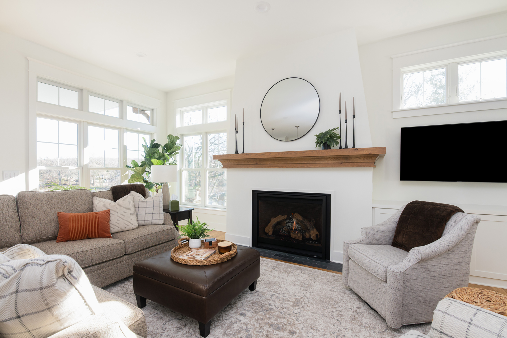 The Destin living room