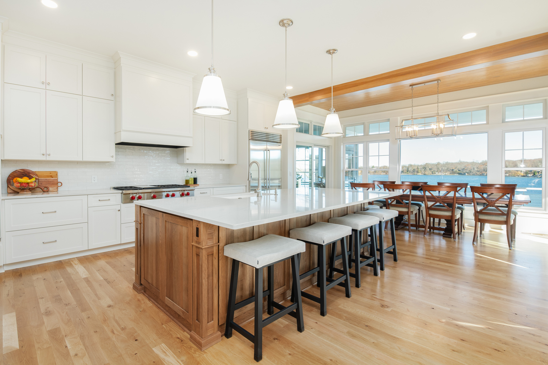 The Destin kitchen and dining room