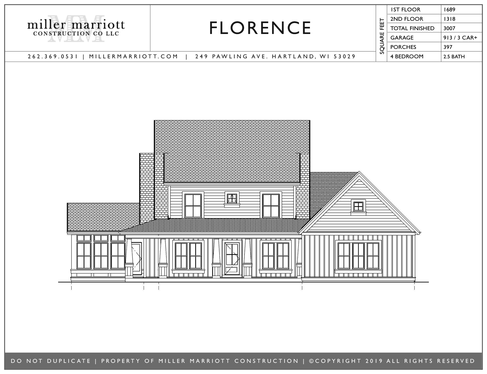 The Florence cut sheet
