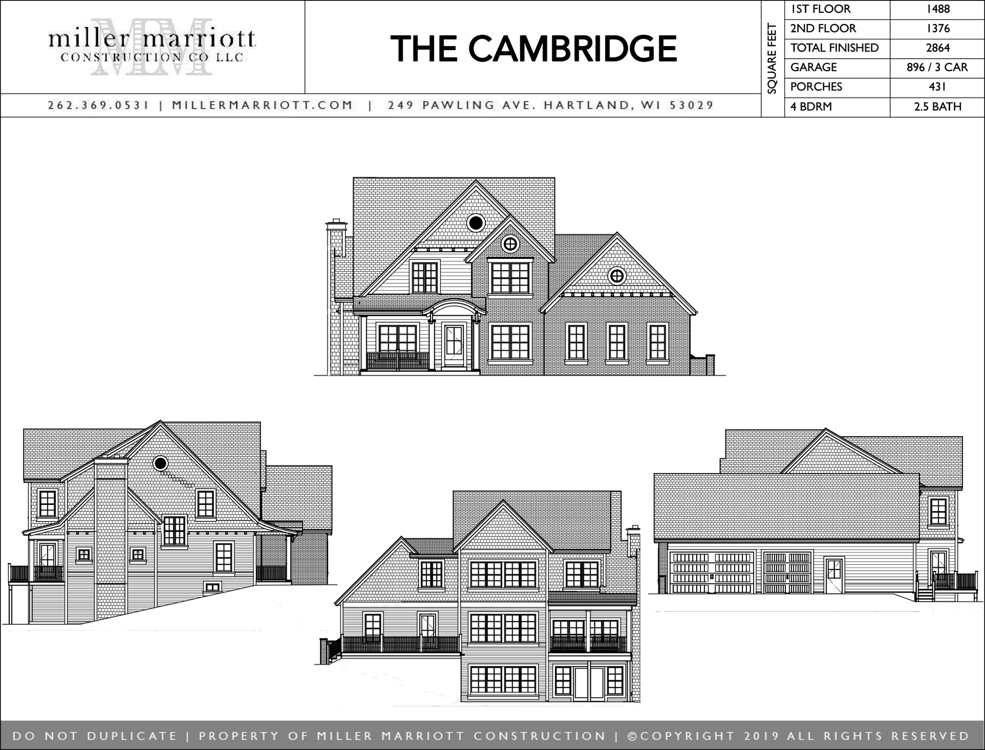 The Cambridge cutsheet