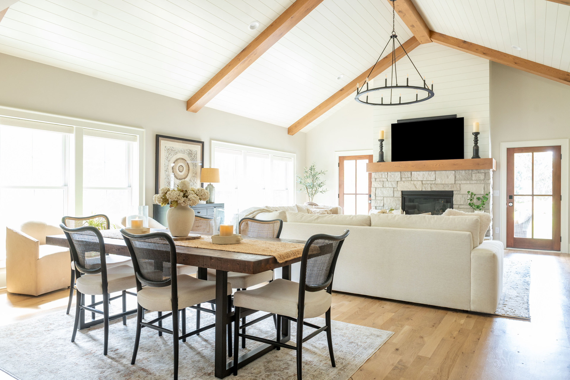 The Brooks dining room