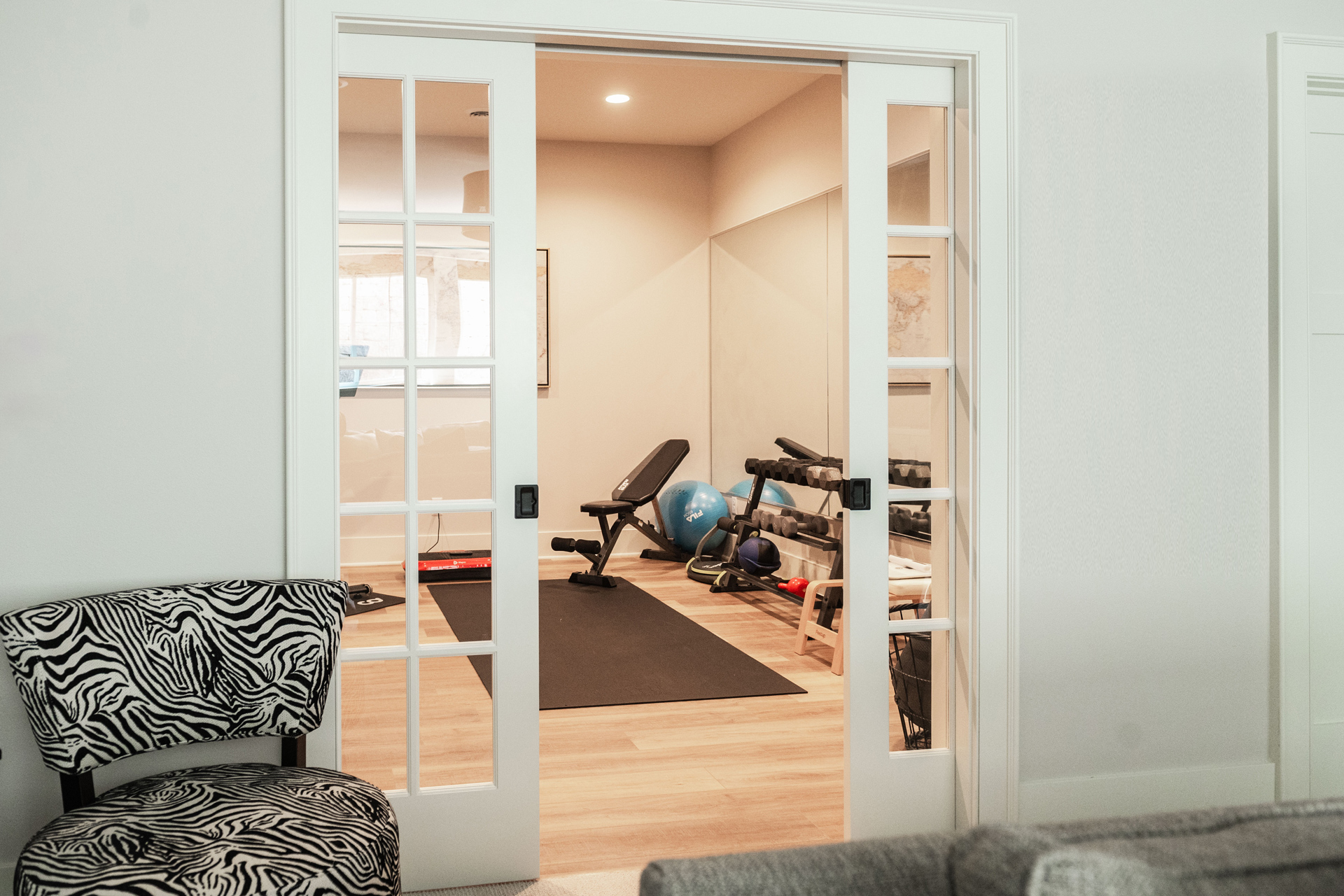 The Brooks exercise room