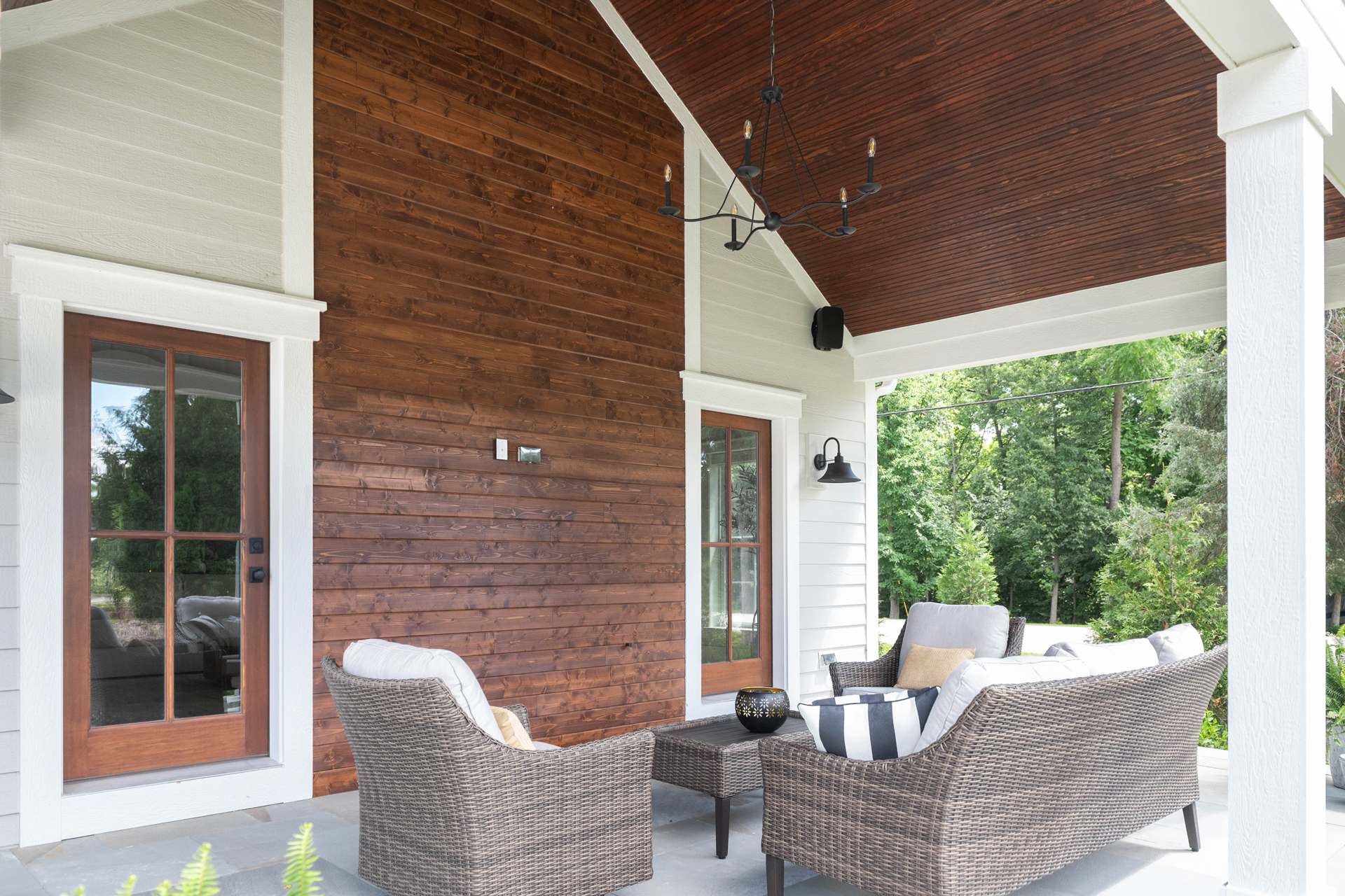 The Brooks covered porch