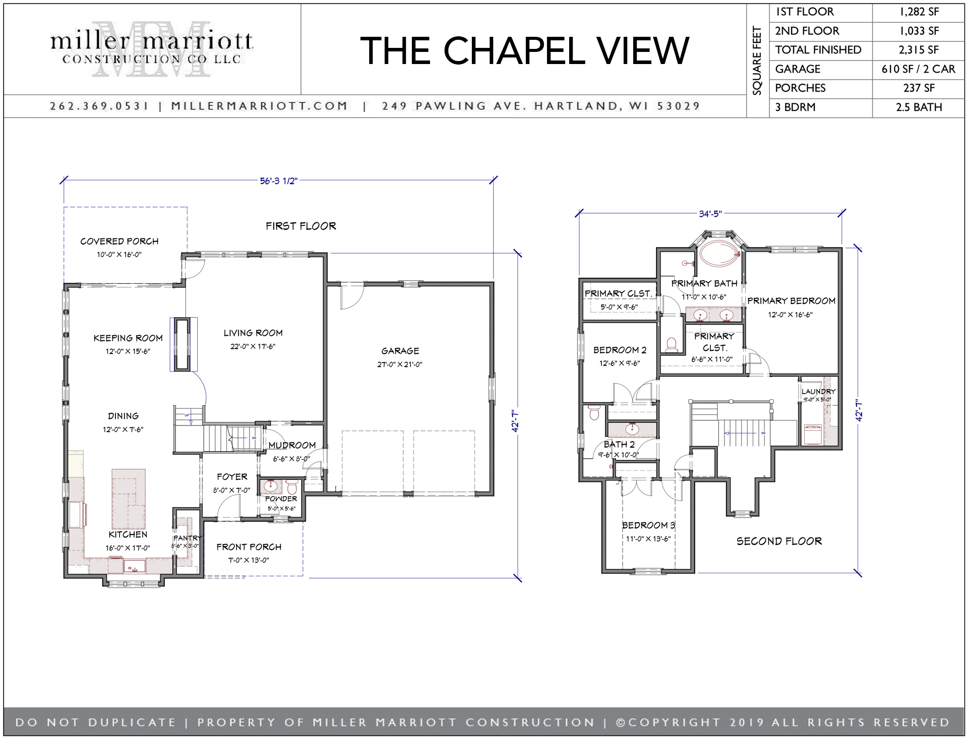 The Chapel View exterior