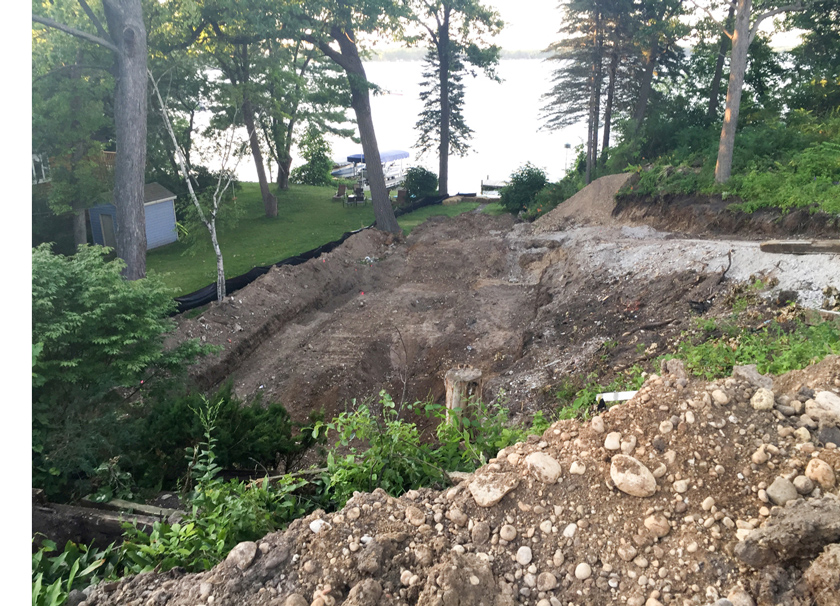 Site excavation photo