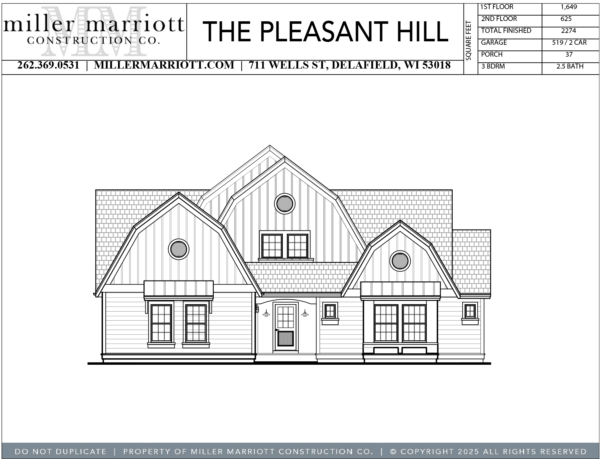The Pleasant Hill Cutsheet
