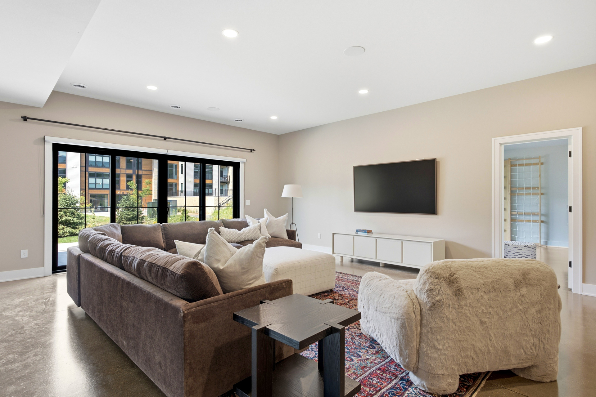 The Grove family room